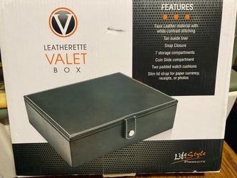 Leatherette Valet Box (New)