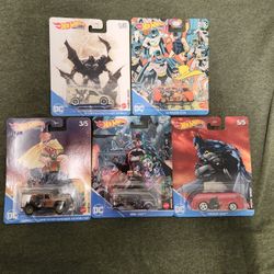 2021 Hot Wheels Batman Vans Collection 