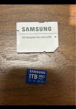 Samsung 1TB Pro Plus microSD Card with Adapter