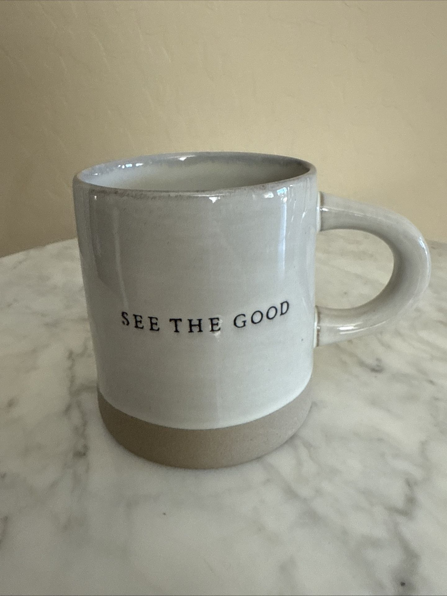 Hearth & Hand See the Good with Magnolia Stoneware Mug Cup New