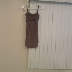 Tan Mini Dress Brand New