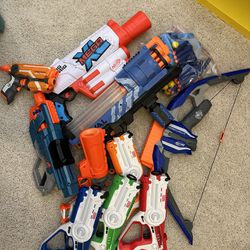 Kids Nerf Guns/Laser Tag Lot