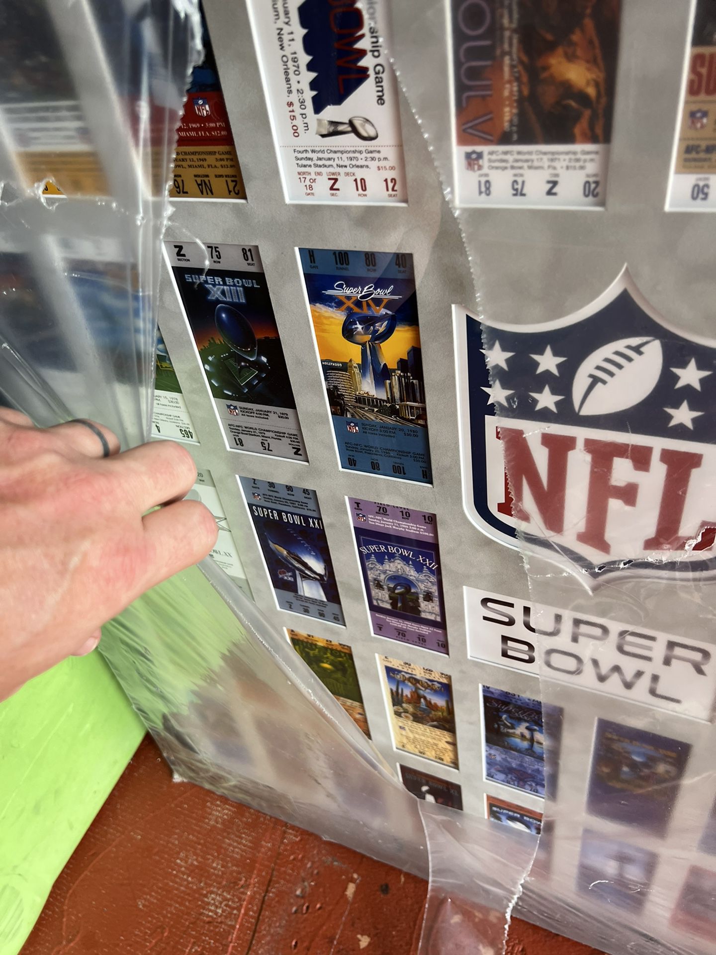 Super Bowl Ticket Stubs From 1967 To 2012 