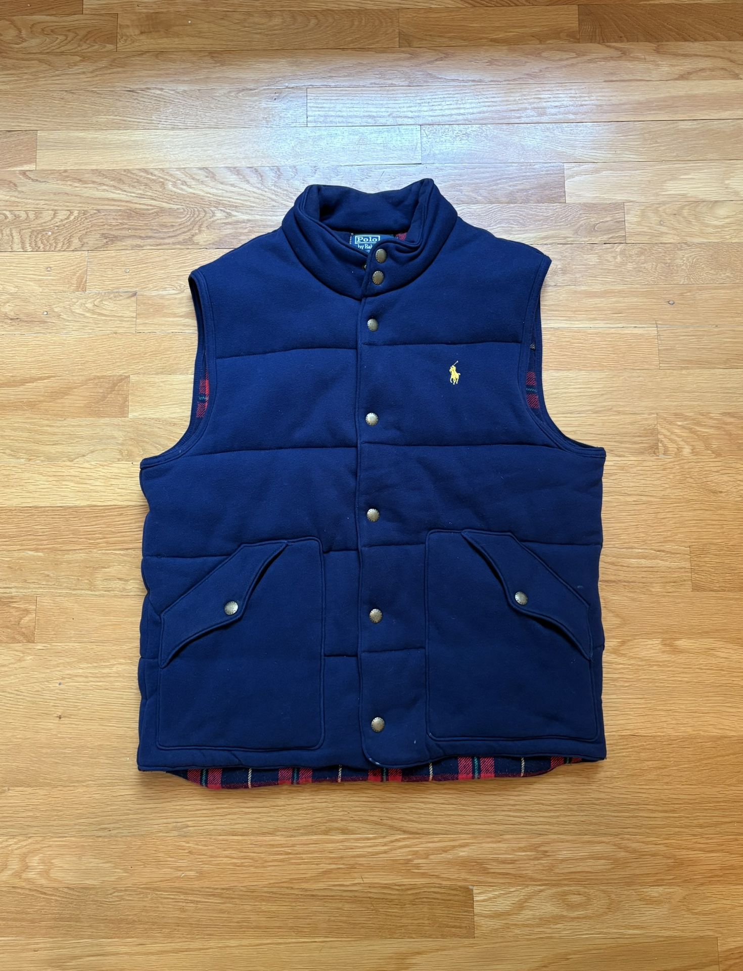 90s Navy Ralph Lauren Quilted Vest