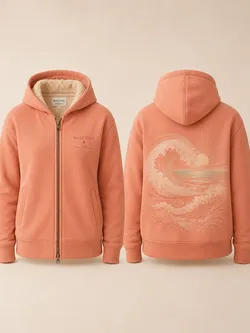 Women's Surf Hoodie in Coral