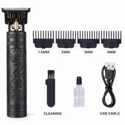 Rechargeable Black T-Blade Professional Hair Cutting Machine
