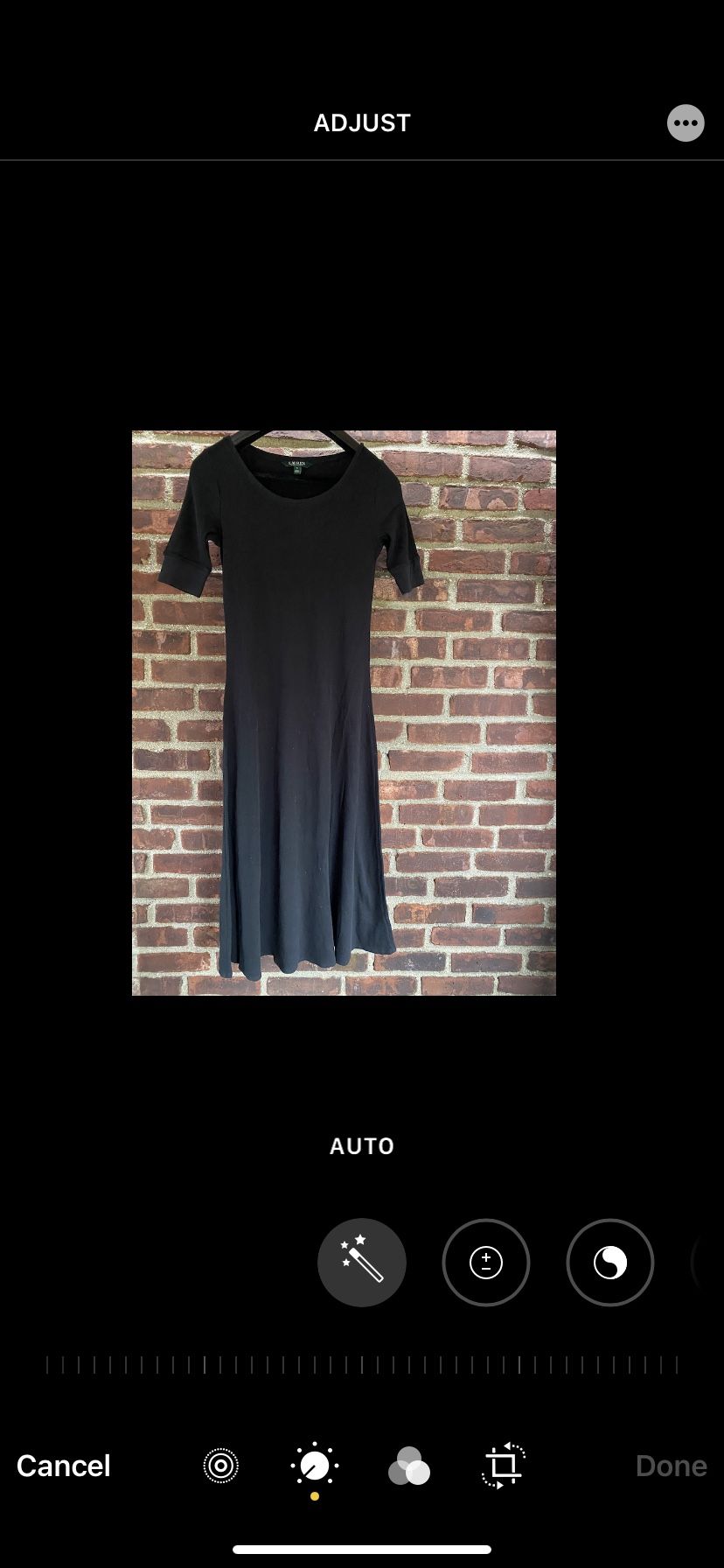 Womens 3/4 Sleeve Plain Swing Dress Ladies Casual Fit Tunic Midi Dress US Small