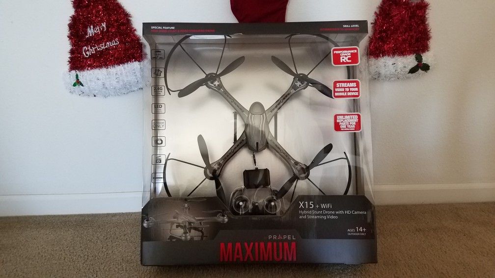 DRONE with HD Camera and Streaming Video by PROPEL MAXIMUM