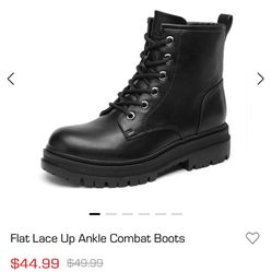 Combat Boots Size 6