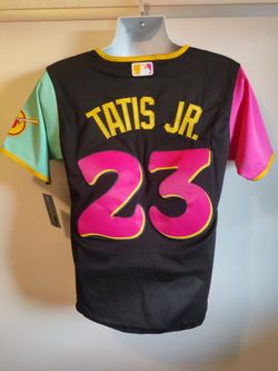 New Mens Padres Tatis Black City Connect Jerseys Stitched