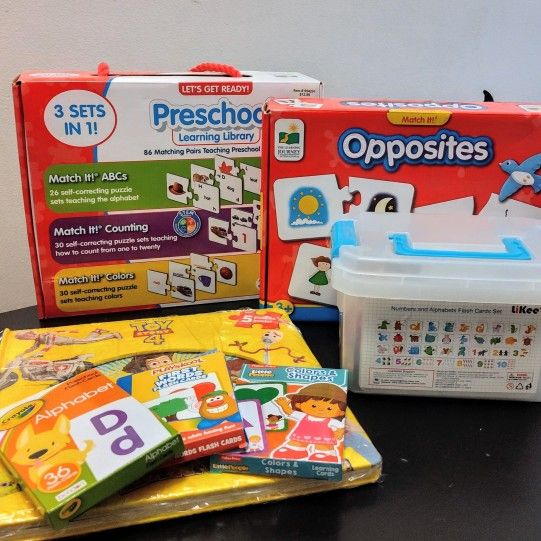 Educational Puzzles, Flashcards + Toy Story Puzzle Book