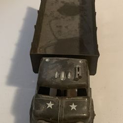 Vintage Marx Lumar US Army Pressed Steel Military Transport Truck