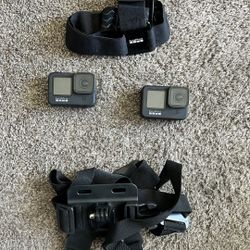 Go Pro Hero 9 Head And Chest Mount For Sale