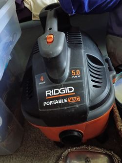 RIDGID 4-Gallon 5.0 HP Portable Wet/Dry Vac