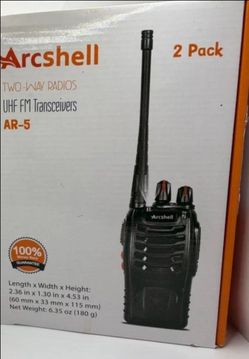 ARCSHELL AR-2 WALKIE TALKIES