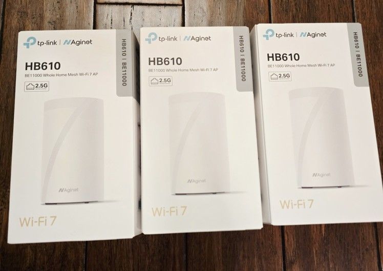 TP-Link Deco Aginet HB610 BE11000 Wi-Fi 7 Routers