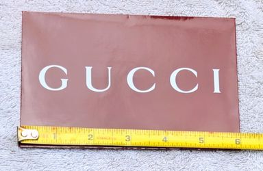 20 NEW Gucci Self-Sealing Burgundy Envelopes - 6" x 4.25"