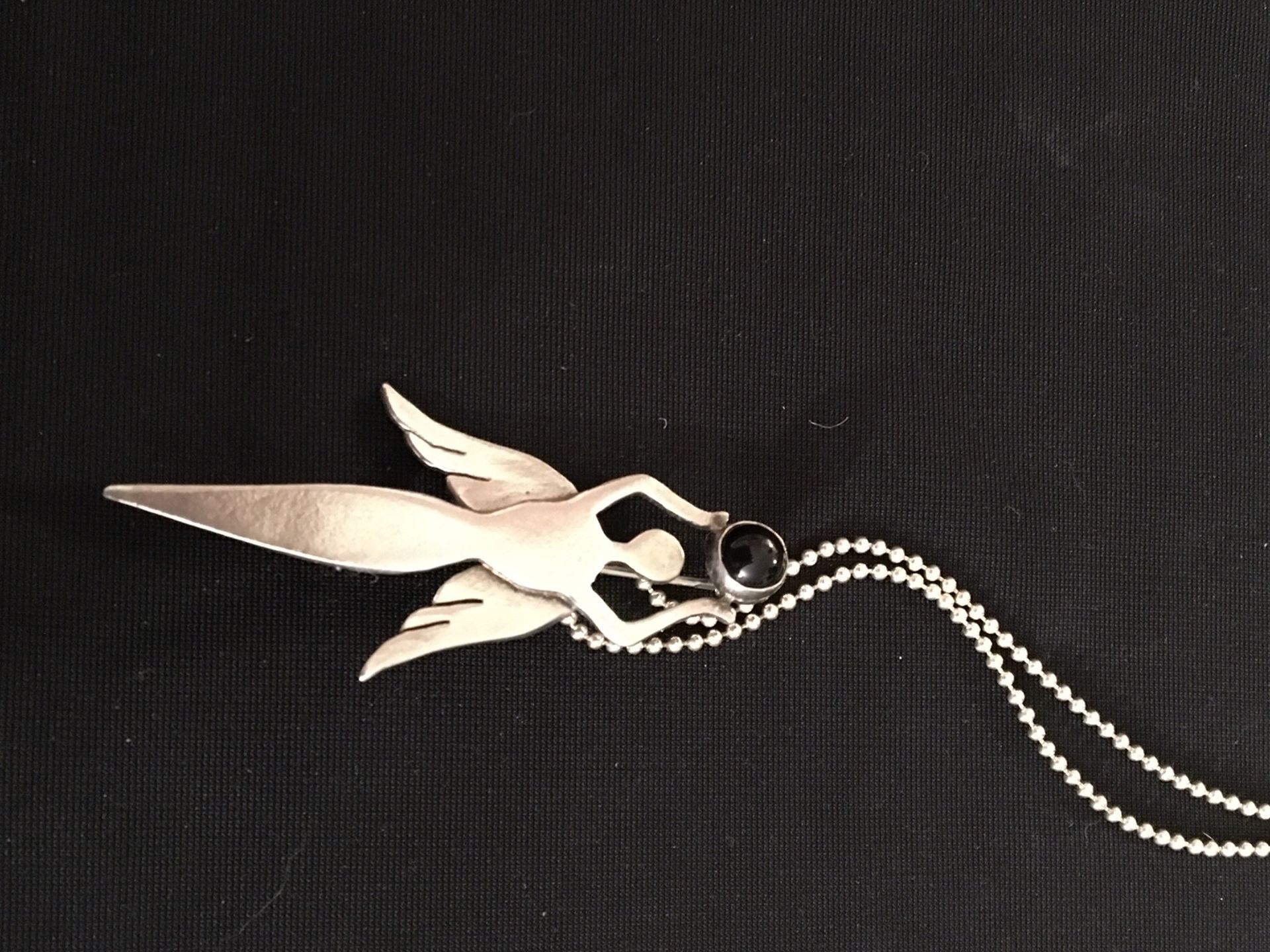 925 Fairy Pin/pendant Necklace
