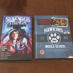 Stranger Things graphic novel and year book