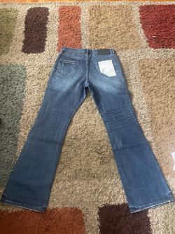 P026 Bootcut Purple Jeans