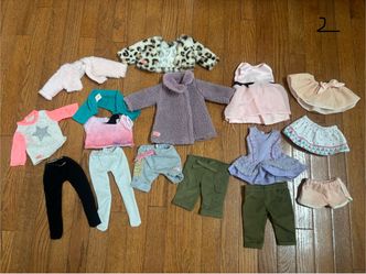 Our Generation Doll Clothes Lot For 18” Dolls