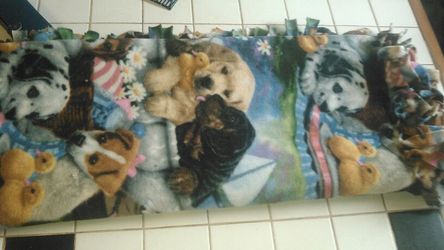 Dog tie Blankets