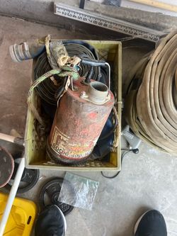 2” pump with 2 25’ discharge hose