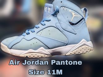 Jordan 7 Retro Pantone university blue suede size 11