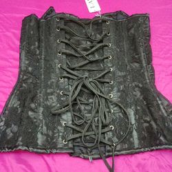 NEW W/ Tags Daisy Corsets Lavish Lace Black Small