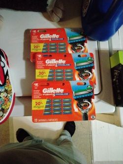 Gillette Proglide 3 X 12 Cartridges