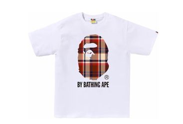 BAPE Check By Bathing Ape Tee White
