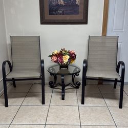 Outdoor Metal Patio Set with Table