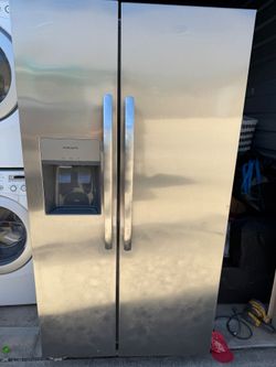 2023 Frigidaire Stainless steel  Refrigerator Counter Depth .  35 5/8 wide  some cosmetic