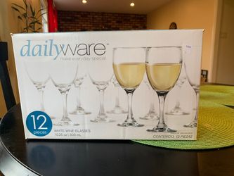 12 piece 10.25 oz Wine Glasses