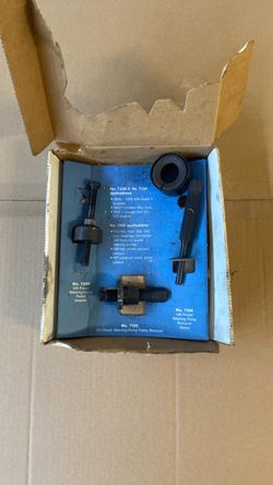 Power steering pump pulley tool kit