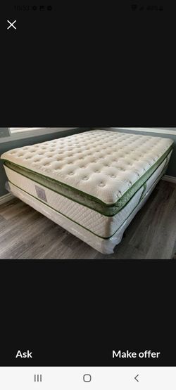 King Organic elite superior Hybrid Cool Gel Memory Foamm pillow top 14inch matres!!