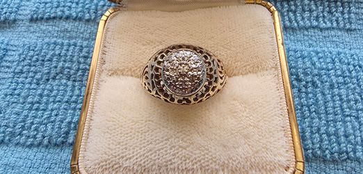 Vintage 10K Kentucky Cluster Ring Size 9