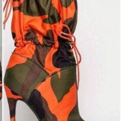 Short Camouflage Boots 
