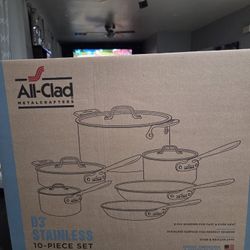 All-Clad D3 Stainless 10 Piece Set