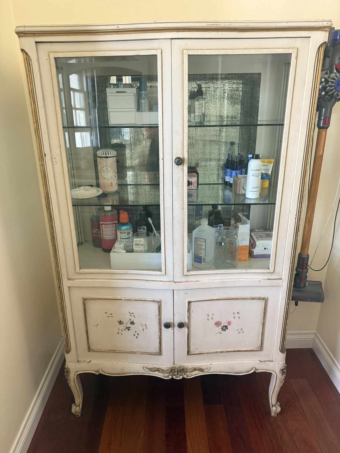 Vintage Armoire With Lights 
