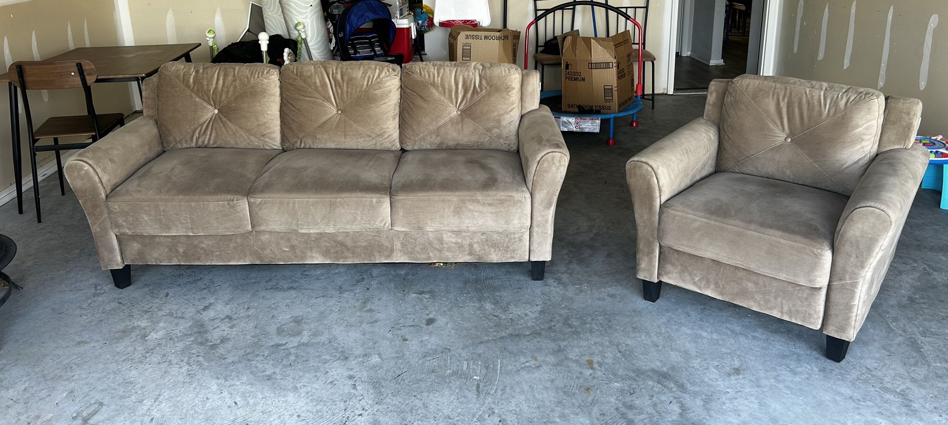 Nice Sofa And Chair Set