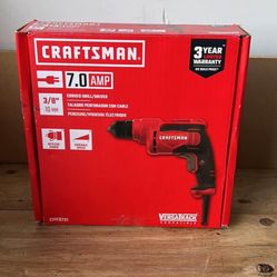CRAFTSMAN 3/8-in Corded Drill (Tool Only)