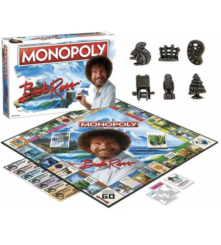 Bob Ross Special edition Monopoly board game