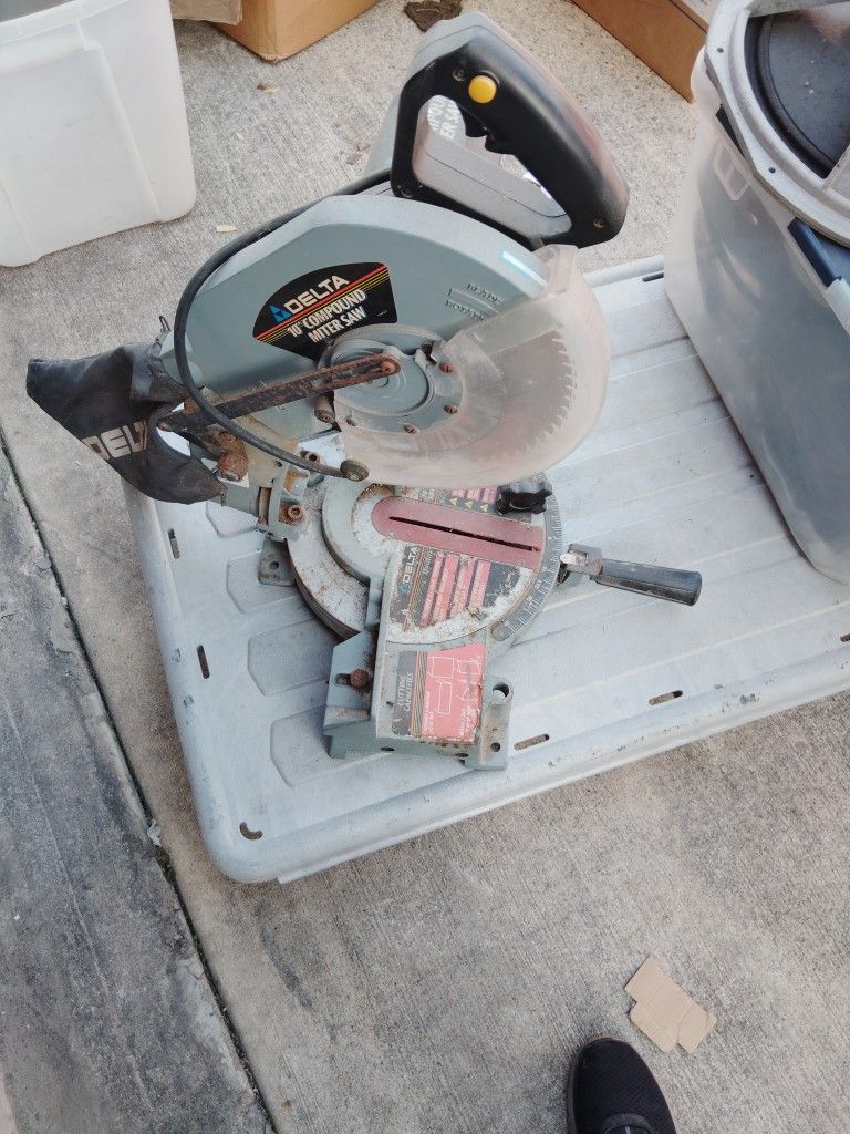 10" Miter Saw Brand Delta $50.00 Obo.
