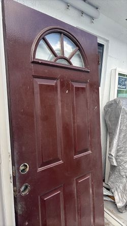 Home Front Door Metal 36x79 1/4