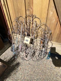 Rack of jewelry