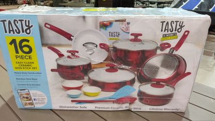 Tasty Ceramic Titanium-Reinforced Non-Stick Cookware Set