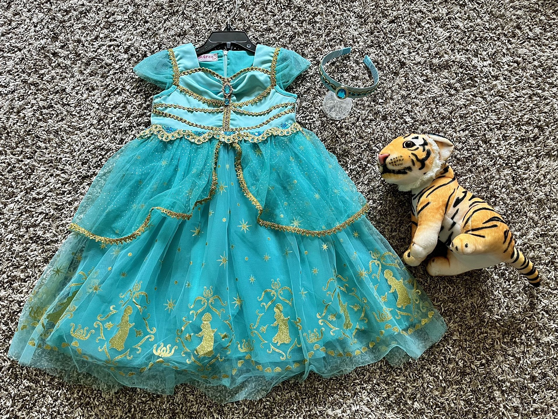 Princess Jasmine Costume (3T-4T Toddler) 100cm