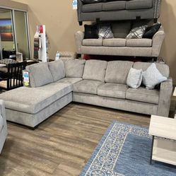 Brand New🌛🌛$10 Down Payment Finance 🌞Altari Alloy 2 Piece Sectional with Chaise ▪️# Sofa # Loveseat # Couch # Living Room Set Options Available