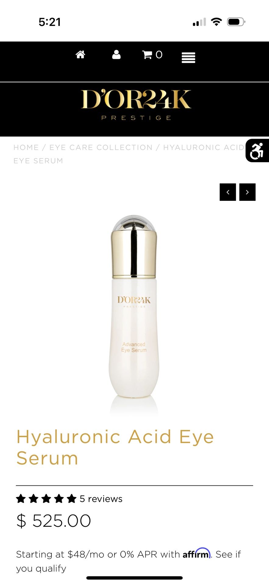 D’OR24K Eye Serum